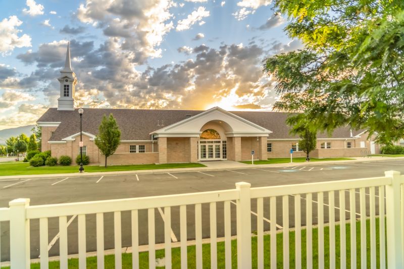 Church Fence Installation detail